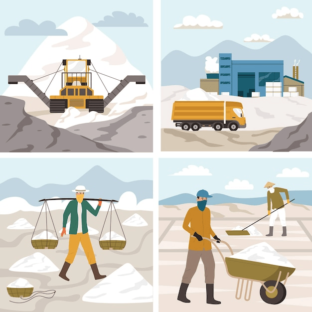 Applications industrielles du sel gemme